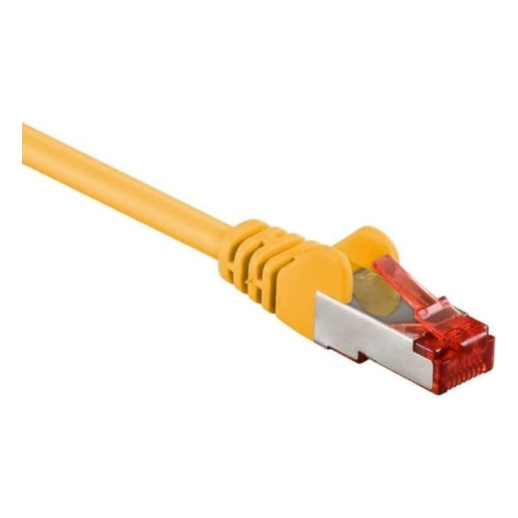 SF-C6A-0.25-GL 25 cm Cat 6 S/FTP (PiMF) netwerkkabel - Geel