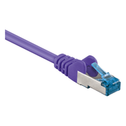 SF-C6AC-5-P 5 meter Cat 6a S/FTP (PiMF) netwerkkabel - 100% koper - LSZH - Paars