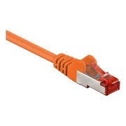 SF-C6C-0.5-OR 50 cm Cat 6 S/FTP (PiMF) netwerkkabel - 100% koper - LSZH - Oranje