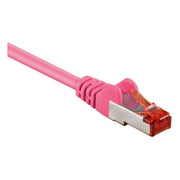 SF-C6C-7.5-RZ 7.5 meter Cat 6 S/FTP (PiMF) netwerkkabel - 100% koper - LSZH - Roze