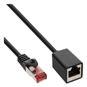 SF-C6C-V-5-ZW 5 meter Cat 6 S/FTP netwerk verlengkabel - 100% koper