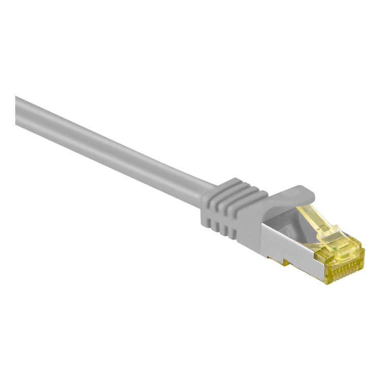 SF-C7C-0.5-G 50 cm Cat 7 S/FTP (PiMF) netwerkkabel - 100% koper - LSZH - Grijs