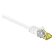 SF-C7C-0.5-WT 50 cm Cat 7 S/FTP (PiMF) netwerkkabel - 100% koper - LSZH - Wit