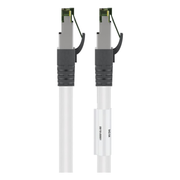 SF-C8C-0.5-WT 50 cm Cat 8 S/FTP (PiMF) netwerkkabel - 100% koper - LSZH - Wit