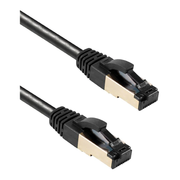 SF-C8CC-20-ZW 20 meter Cat 8 S/FTP (PiMF) netwerkkabel - 100% koper - LSZH - Zwart