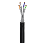 SFB-ST-C6A-R-100-ZW Cat 6 netwerkkabel voor buiten - S/FTP (PiMF) - 100 meter - zwart - CCA