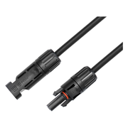 SLR-6mm-8-ZW 6 mm² Solar kabel met MC 4 connector - Male -> Female -  8 meter - Zwart