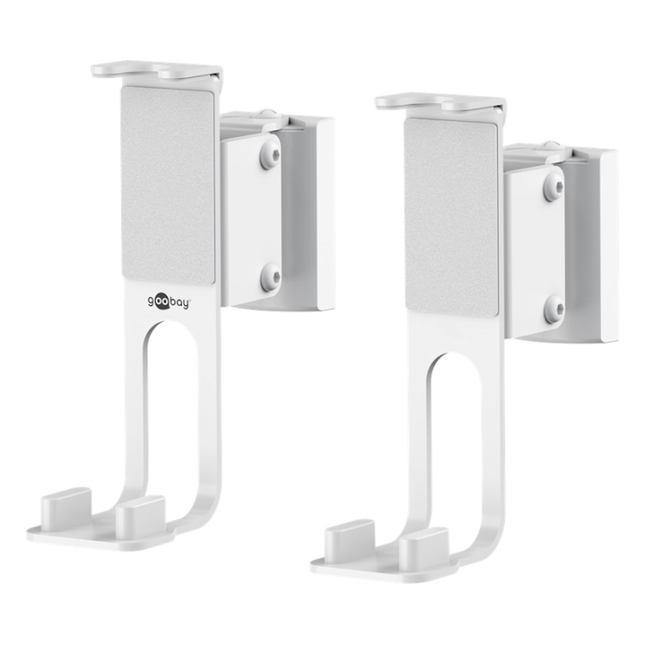 SM-SO-WT-2x Set van 2 stuks - Muurbeugel voor Sonos One / One SL - Wit - Kantelbaar & draaibaar
