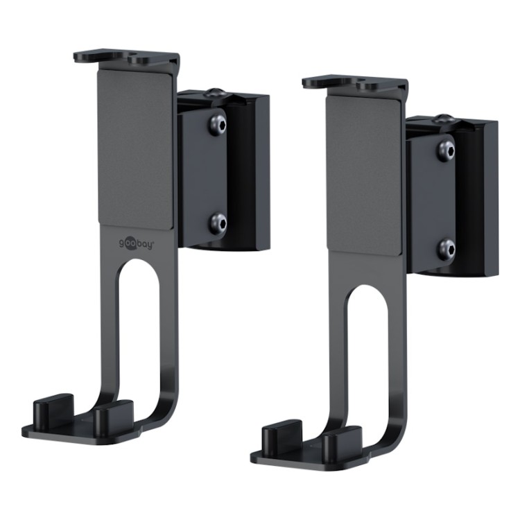 SM-SO-ZW-2x Set van 2 stuks - Muurbeugel voor Sonos One / One SL - Zwart - Kantelbaar & draaibaar