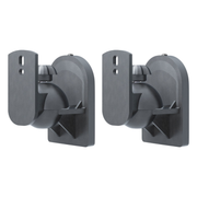 SM-UNI-ZW-2x Set van 2 stuks - Universele muurbeugel voor luidsprekers - Zwart - Kantelbaar & draaibaar