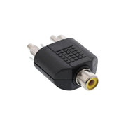 ST-MN-A Female RCA naar 2x male RCA adapter