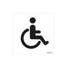 ST1010WCIN Sticker - invalide toilet - 10x10 cm