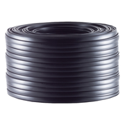 TEL-6AD-25-ZW 6 aderige telefoonkabel- 25 meter - Zwart
