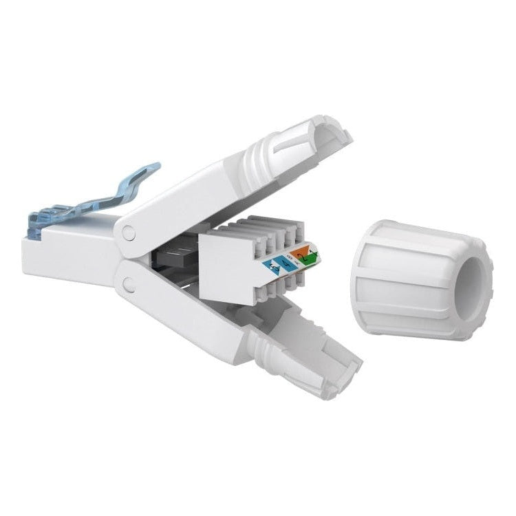 TF-RJ45U-C6A RJ45 toolless connector voor Cat 6a - Niet afgeschermd - Per stuk