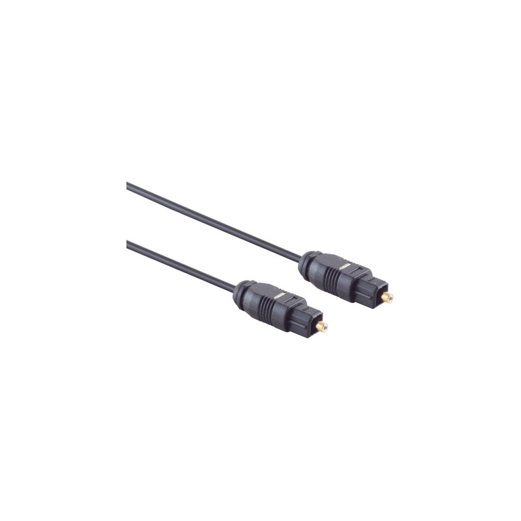 TL-2 Toslink kabel - 2 meter - Toslink naar Toslink - 2.2 mm - Zwart