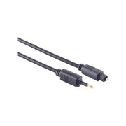 TL4-mTL-0.5 Toslink kabel - 50 cm - Toslink naar Mini Toslink - 4 mm - Zwart
