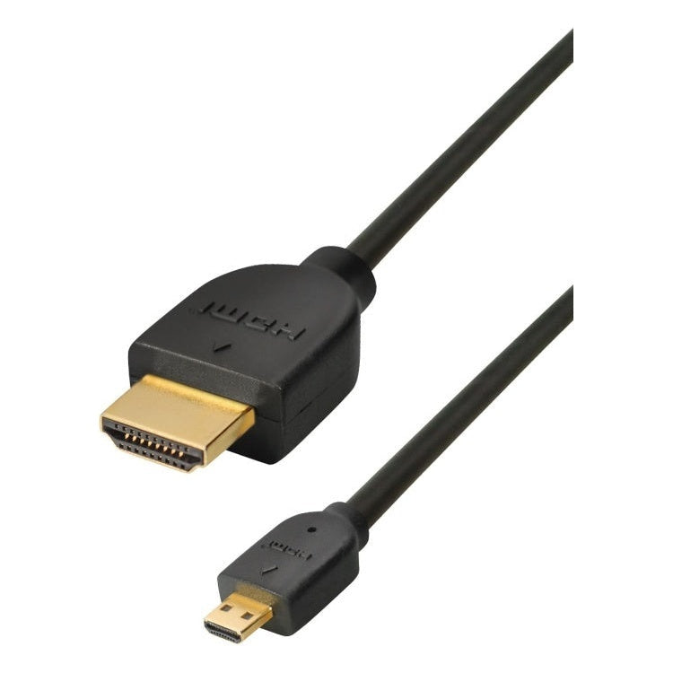 TM-HDMI-uHDMI-2.0-1 1 meter HDMI 2.0 kabel - 4K/60 Hz - HDMI A naar HDMI D (micro) - Zwart