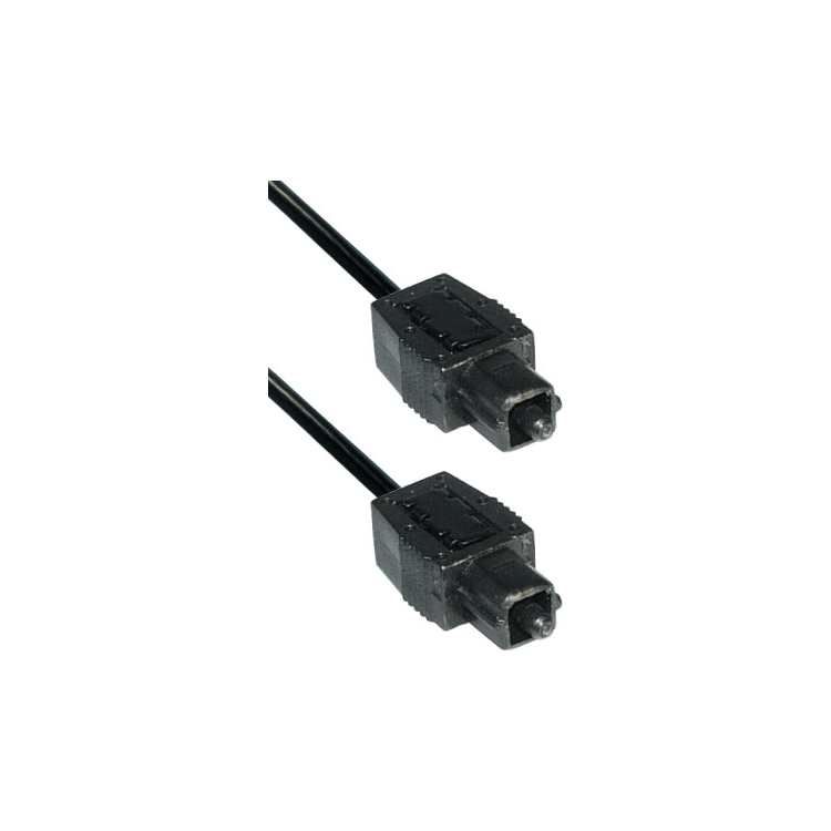 TM-TL-2 Toslink kabel - 2 meter - Toslink naar Toslink - 2.2 mm - Zwart
