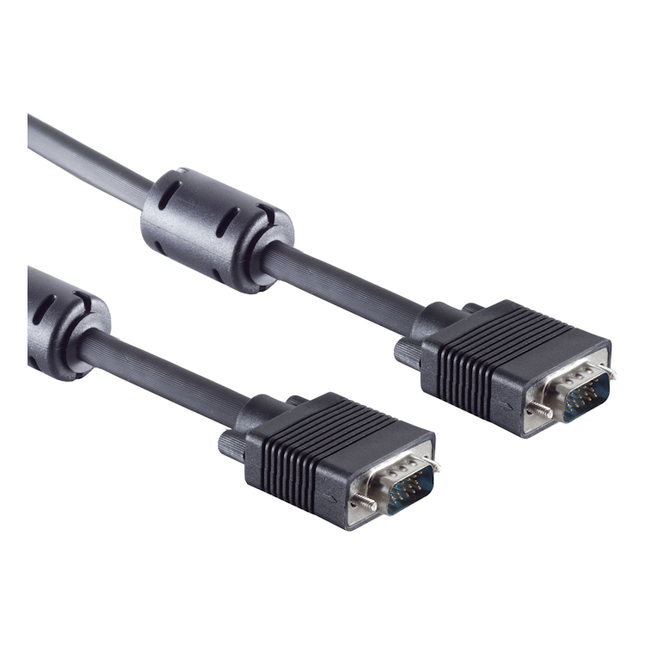 TM-VGA-MM-3 3 meter VGA kabel - VGA male naar VGA male - Maxtrack - Zwart