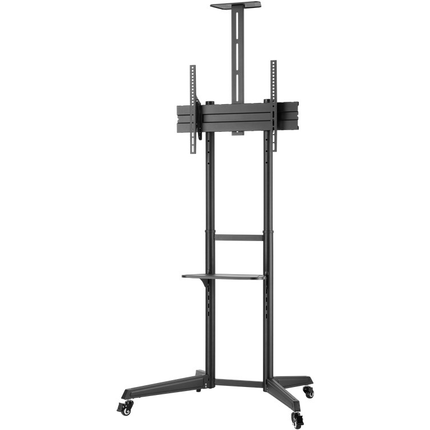 Goobay pro TV prestentatiestandaard - Tot 70 inch - Met plateau en wieltjes