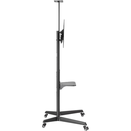Goobay pro TV prestentatiestandaard - Tot 70 inch - Met plateau en wieltjes