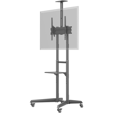 Goobay pro TV prestentatiestandaard - Tot 70 inch - Met plateau en wieltjes
