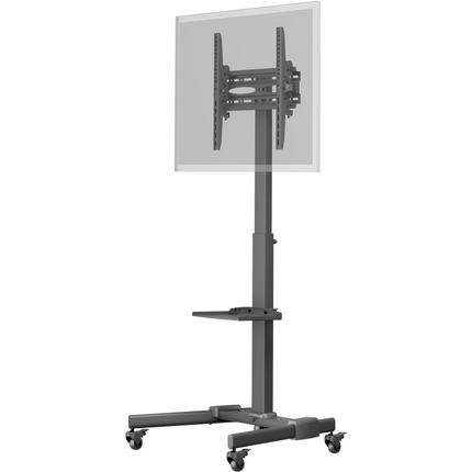Goobay basic TV prestentatiestandaard - Tot 70 inch - Met plateau en wieltjes