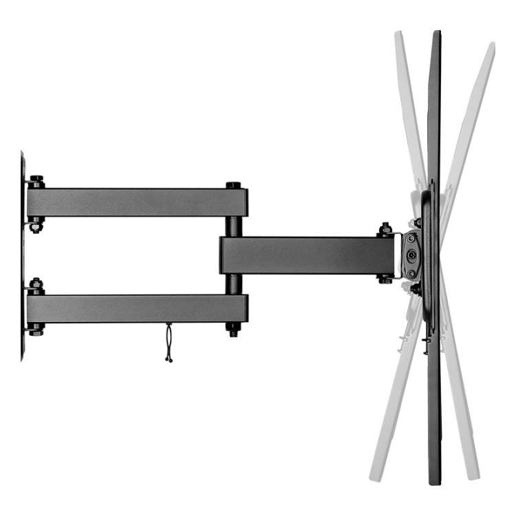 TVB-32-55-FM Goobay Draaibare & kantelbare TV muurbeugel - Tot 55 inch - 6.3-42.7 cm muurafstand