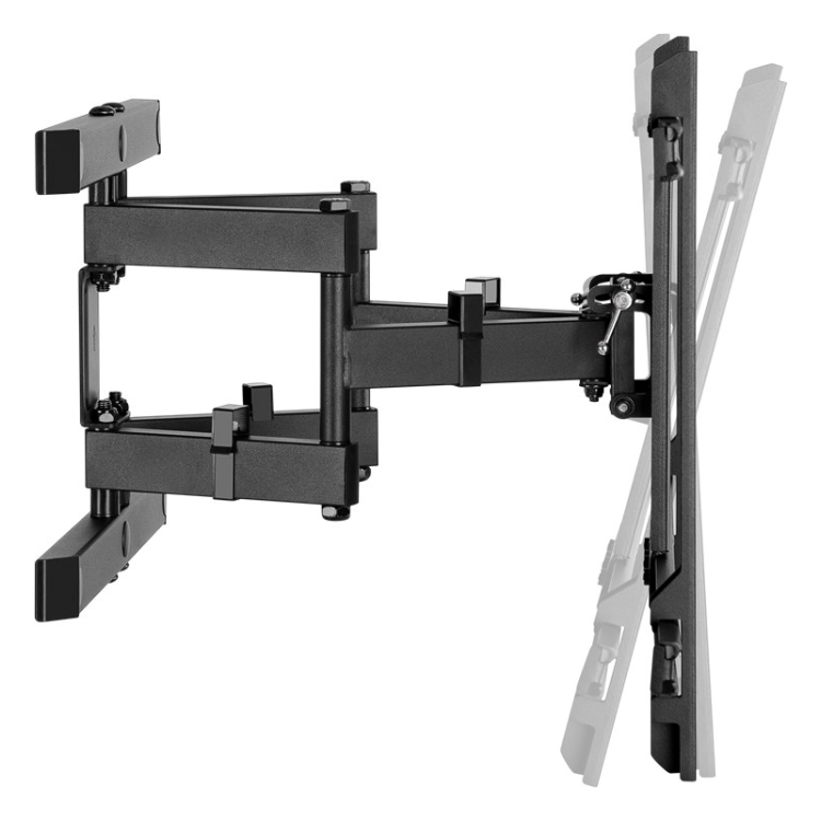 TVB-P-43-100-FM Goobay Pro Draaibare & kantelbare TV muurbeugel - Tot 100 inch - 7.7-42.8 cm muurafstand