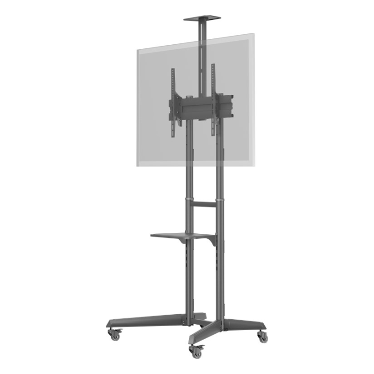 TVPS-P-70 Goobay pro TV prestentatiestandaard - Tot 70 inch - Met plateau en wieltjes