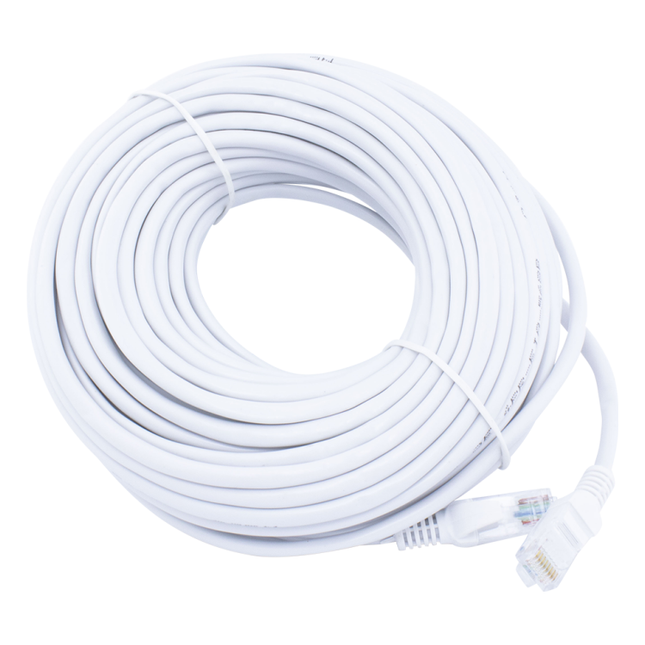 U-C5A-20 20 meter Cat 5e U/UTP kabel - Wit - Huismerk