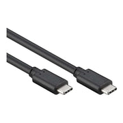 USB-C-3.0-2 Transmedia USB-C naar USB-C kabel - USB 3.0 - 2 meter - Zwart