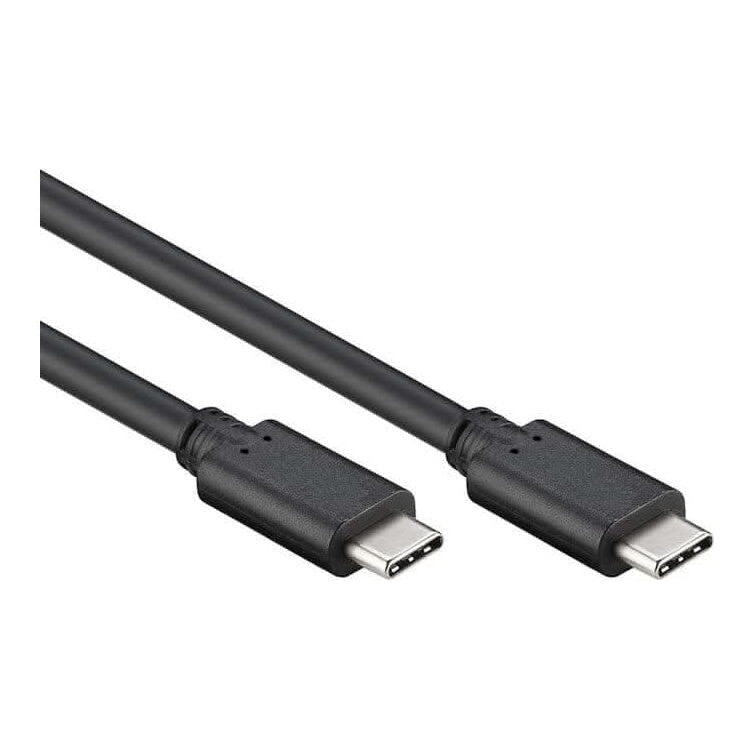 USB-C-3.2-2-ZW USB-C kabel - USB 3.2 Gen 2x2 - 2 meter - PD 100 watt - Zwart