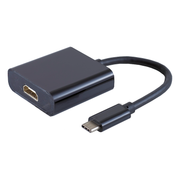 USB-C-HDMI 10 cm USB C naar HDMI 1.4 adapter - 4K/30Hz - Zwart
