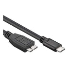 USB-C-MC-3.0-1.8 USB-C naar Micro USB-B kabel - USB 3.1 Gen 1 - 1,8 meter - Zwart