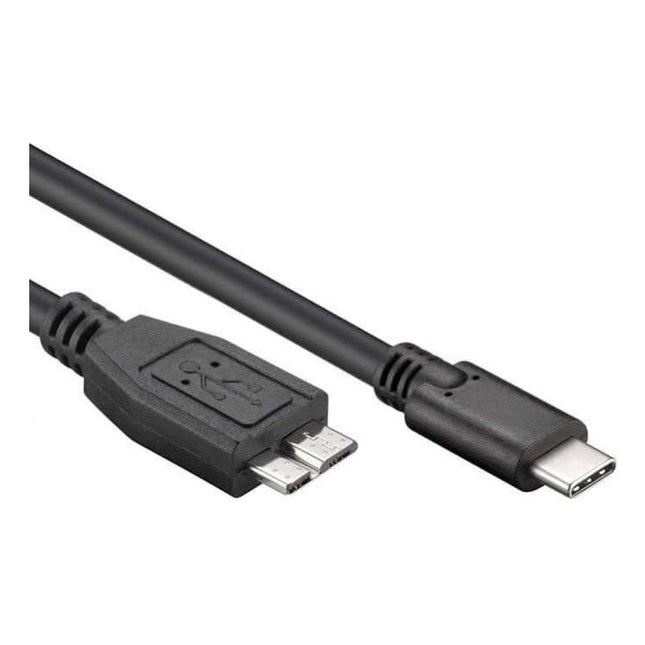 USB-C-MC-3.0-1.8 USB-C naar Micro USB-B kabel - USB 3.1 Gen 1 - 1,8 meter - Zwart
