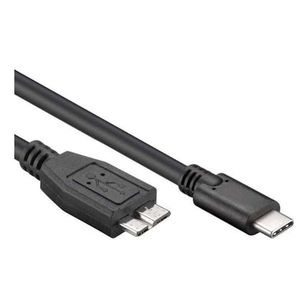 USB-C-MC-3.0-1 USB-C naar Micro USB-B kabel - USB 3.1 Gen 1 - 1 meter - Zwart