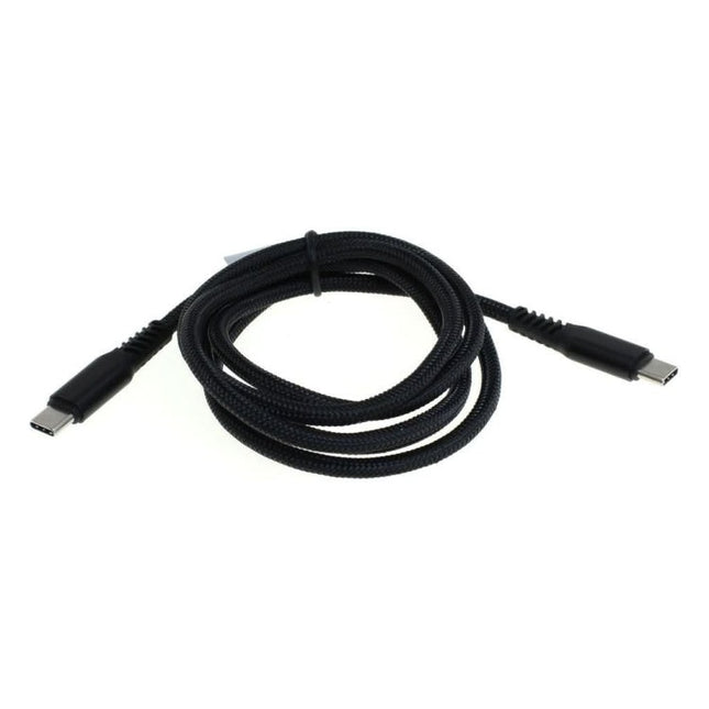USB-C-NY-3.2-1 USB-C naar USB-C kabel - USB 3.2 (tot 10 Gbit/s) - Met E-marker chip - Tot 20V/5A - 1 meter - PD 100 watt - Zwart