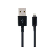 USB-LNG-1-ZW Laad en data kabel lightning - 8-pin - 1 meter - Zwart