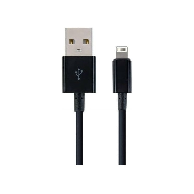 USB-LNG-1-ZW Laad en data kabel lightning - 8-pin - 1 meter - Zwart
