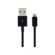 USB-LNG-2-ZW Laad en data kabel lightning - 8-pin - 2 meter - Zwart