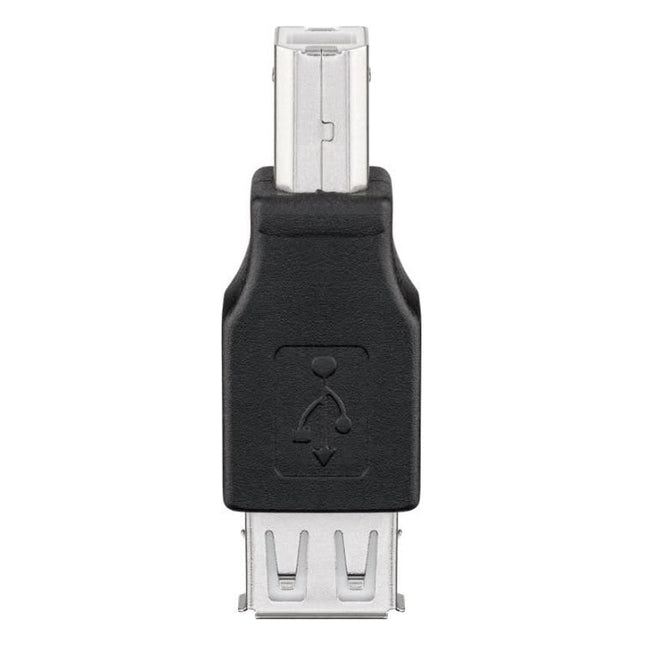 USB2.0-A-AB USB-A female naar USB-B male adapter - USB 2.0