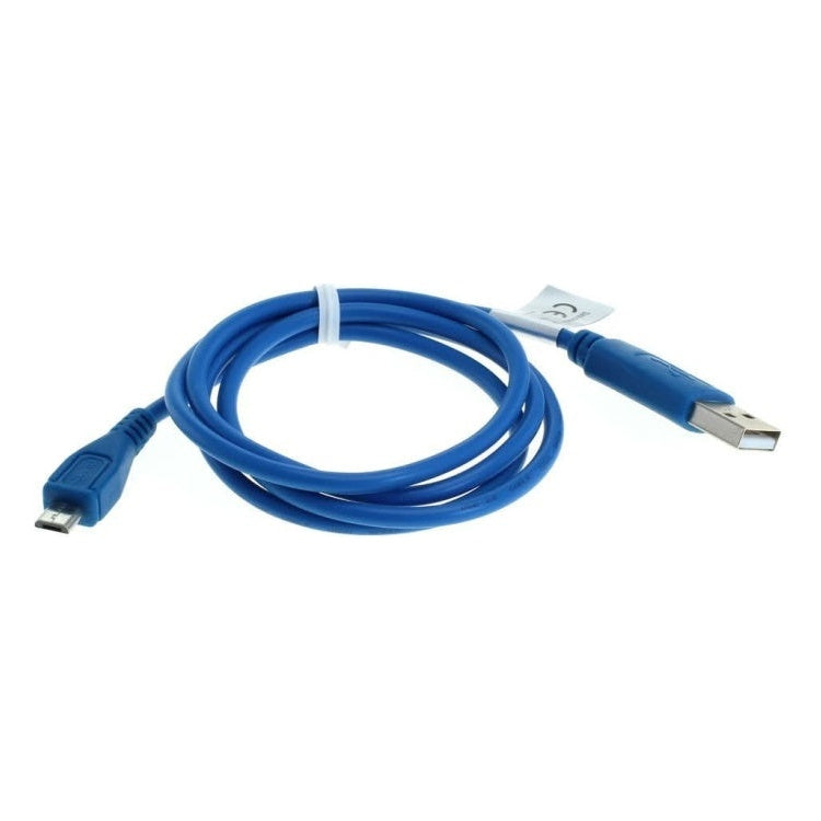 USB2.0-MC-0.95-BL USB-A naar Micro-USB verloopkabel - 95 cm - USB 2.0 - Blauw
