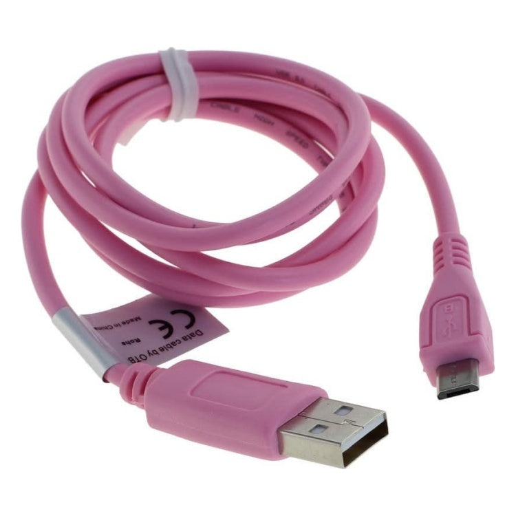 USB2.0-MC-0.95-RZ USB-A naar Micro-USB verloopkabel - 95 cm - USB 2.0 - Roze