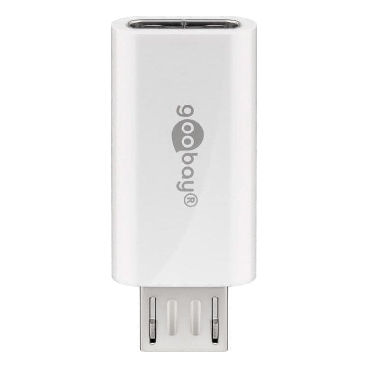 USB2.0-MC-C-WT USB 2.0 Micro-USB naar USB-C adapter - USB OTG (On-The-Go) - Wit