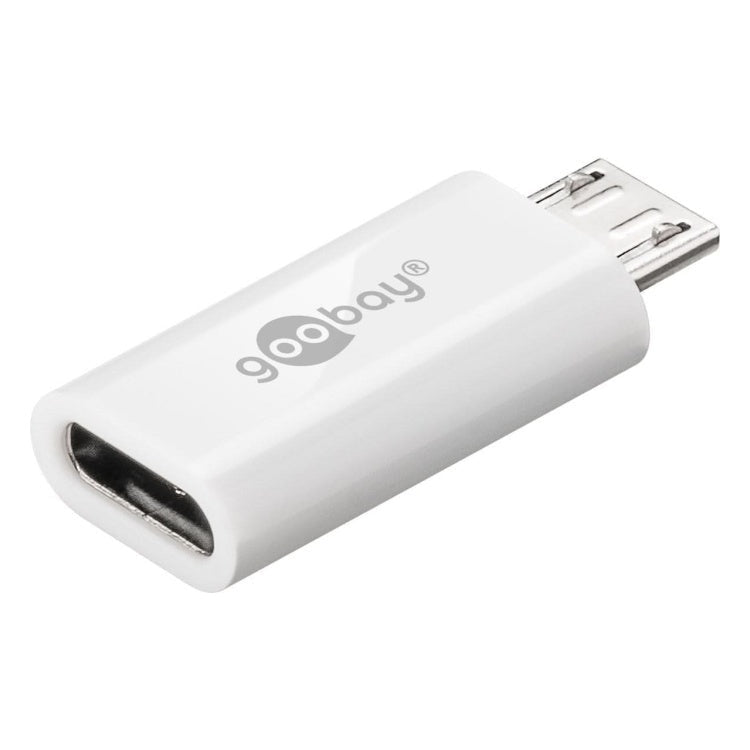 USB2.0-MC-C-WT USB 2.0 Micro-USB naar USB-C adapter - USB OTG (On-The-Go) - Wit