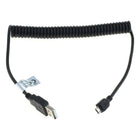 USB2.0-sprial-MC-1.2 Micro-USB datakabel - Spiraalkabel - Micro USB naar USB-A - 35 cm tot 95 cm