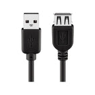 USB2.0-V-3 USB 2.0 verlengkabel - Male USB A naar female USB A - 3 meter - Zwart