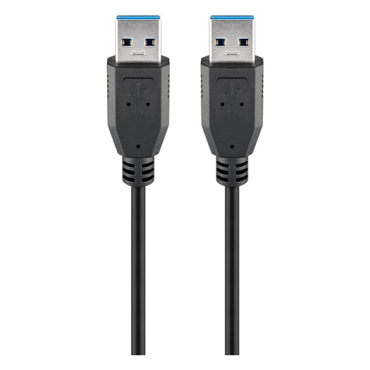 USB3.0-AA-1.8 USB A naar USB A kabel - USB 3.0 - 1,8 meter - Zwart