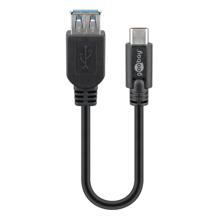 USB3.0-C-A-0.2 Goobay USB-C naar USB-A adapterkabel - USB 3.0 - 20 cm